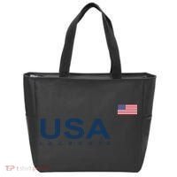 Usa Lacrosse Flag Gift Tote Bag thumb 0