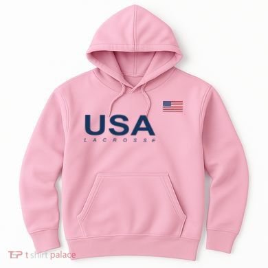 Usa Lacrosse Flag Gift Hoodie