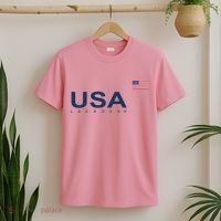 Usa Lacrosse Flag Gift T-Shirt thumb 2