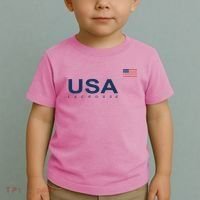 Usa Lacrosse Flag Gift Toddler T-Shirt thumb 2