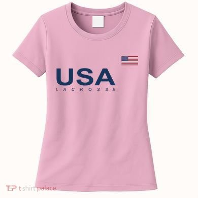 Usa Lacrosse Flag Gift Women's T-Shirt