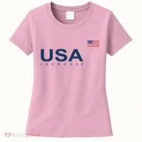 Usa Lacrosse Flag Gift Women's T-Shirt thumb 0