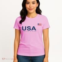 Usa Lacrosse Flag Gift Women's T-Shirt thumb 4