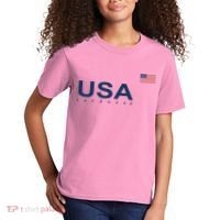 Usa Lacrosse Flag Gift Kids T-Shirt thumb 2