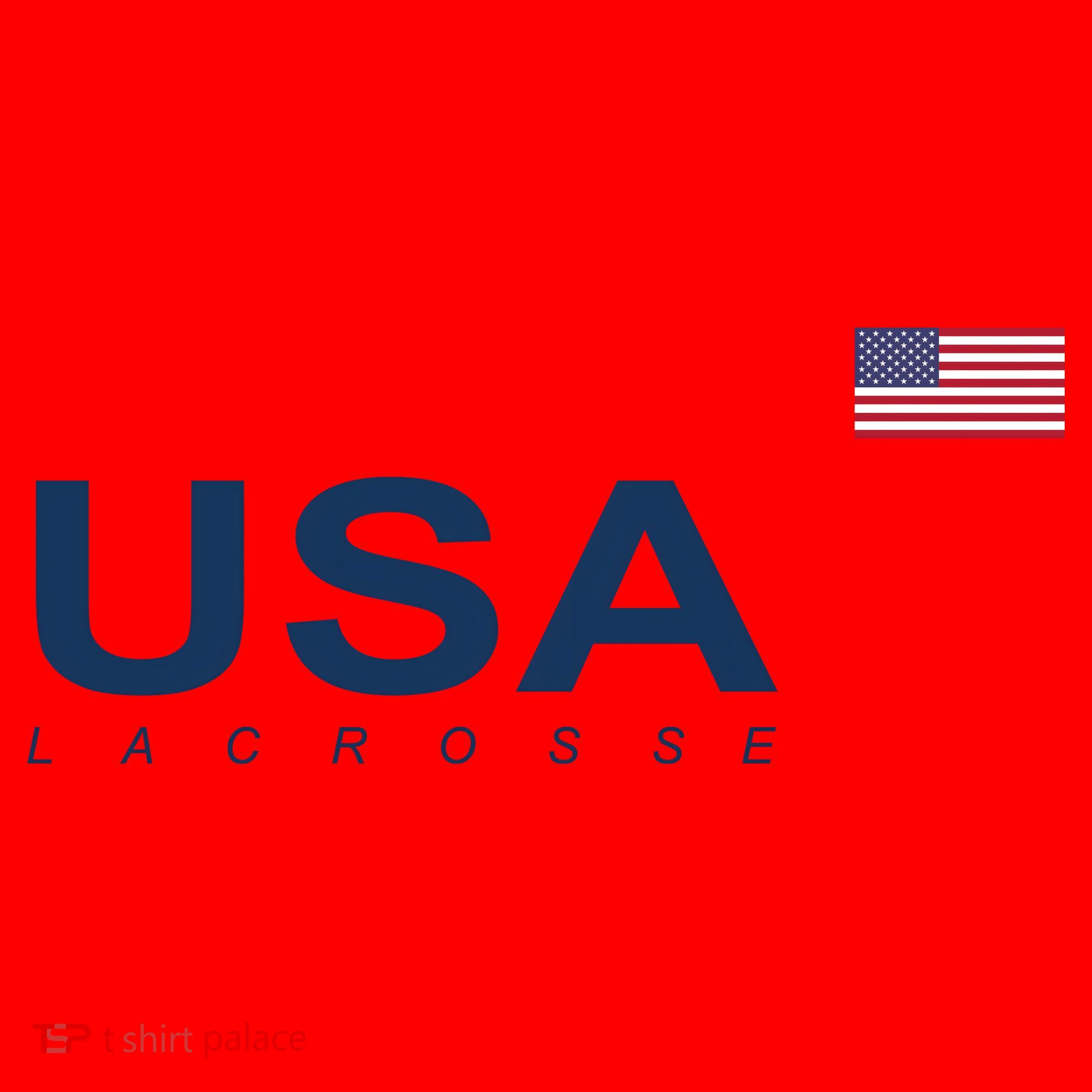 Usa Lacrosse Flag Gift Santa Hat