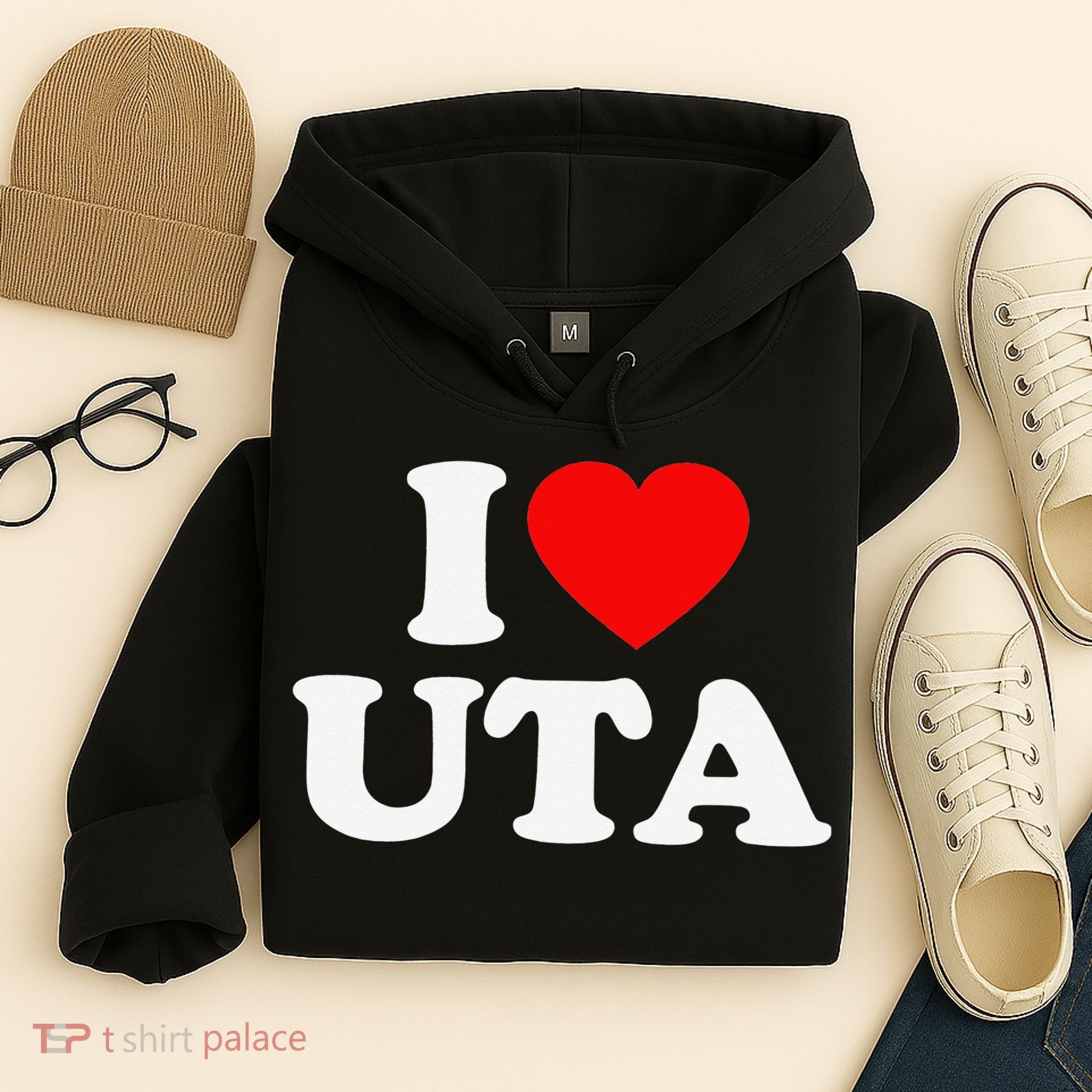 UTA Love Heart College University Alumni Hoodie