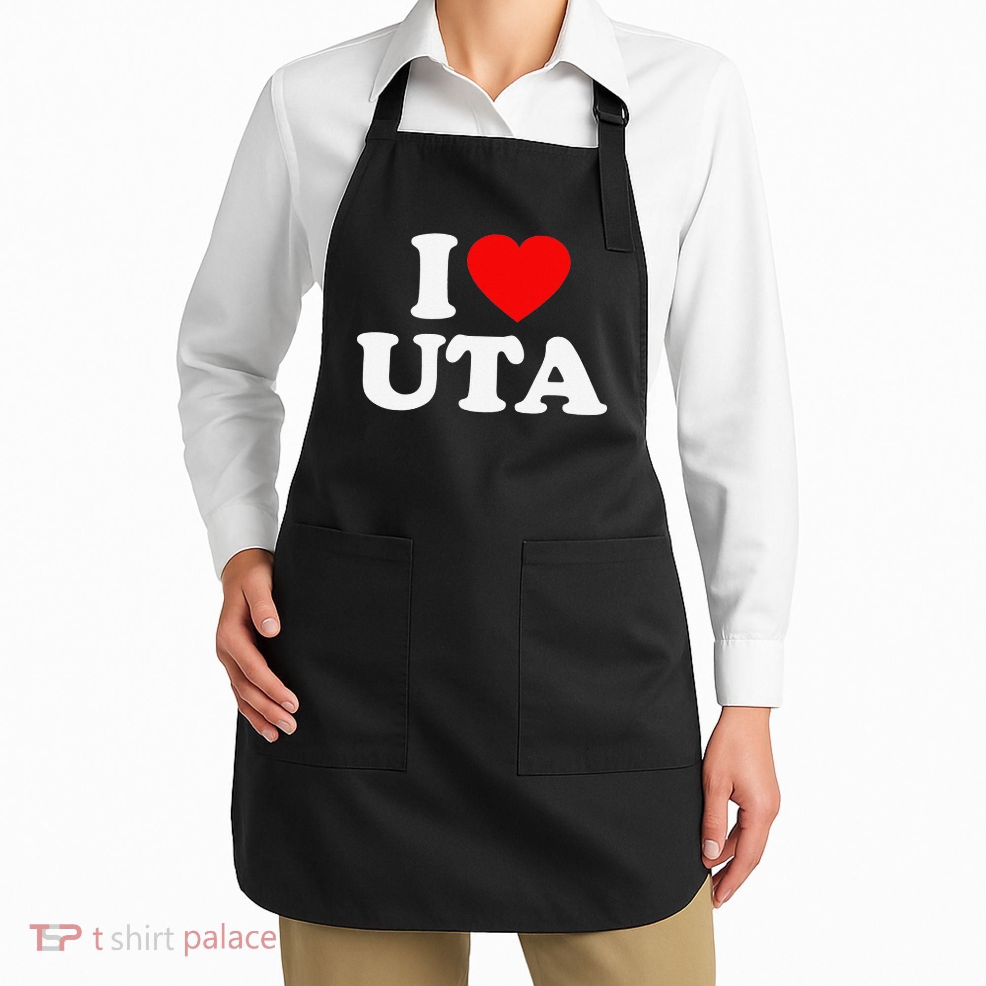 UTA Love Heart College University Alumni Apron