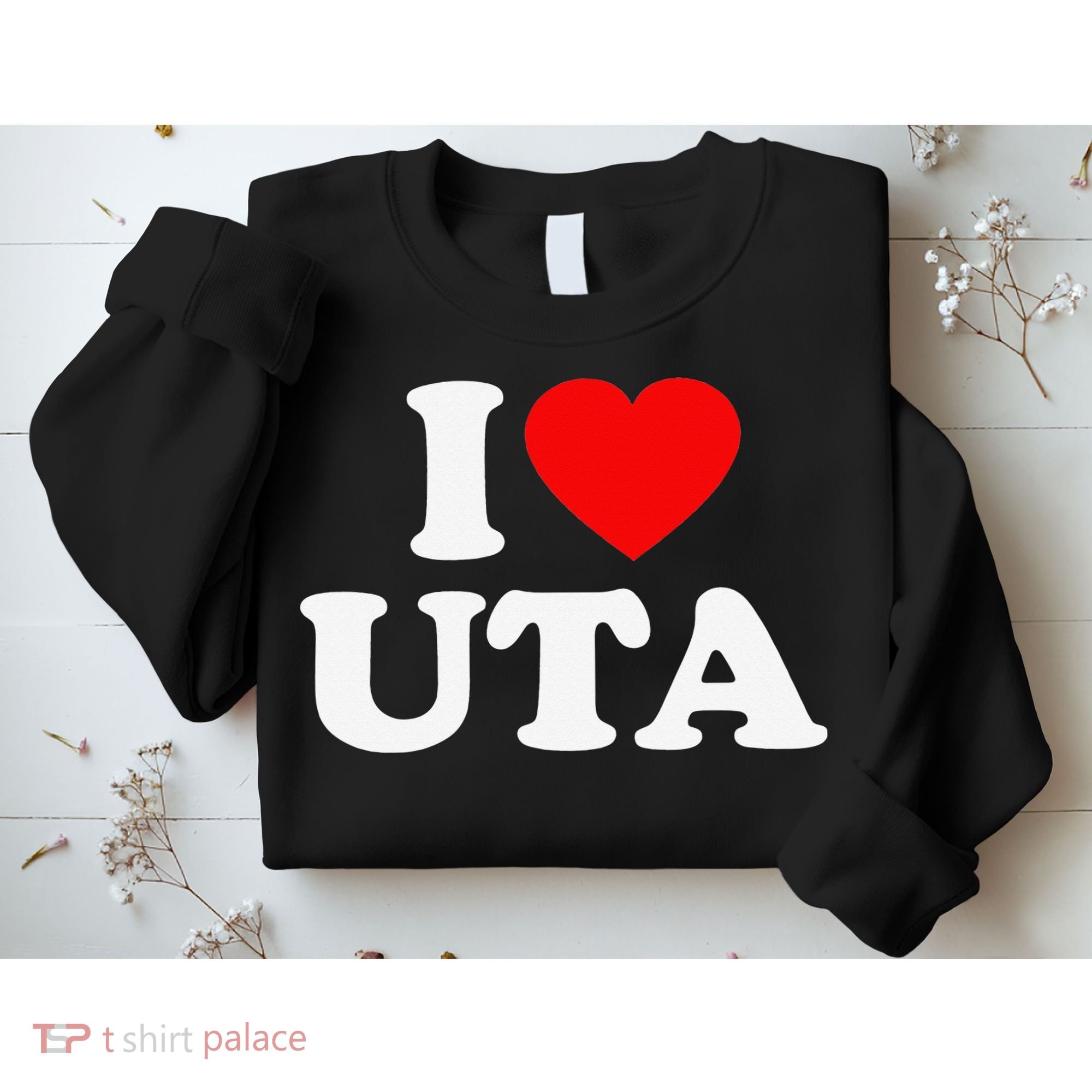 UTA Love Heart College University Alumni Sweatshirt
