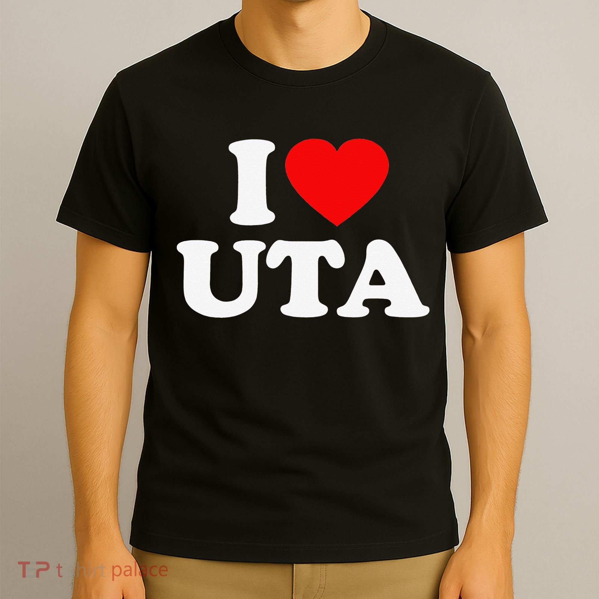UTA Love Heart College University Alumni T-Shirt