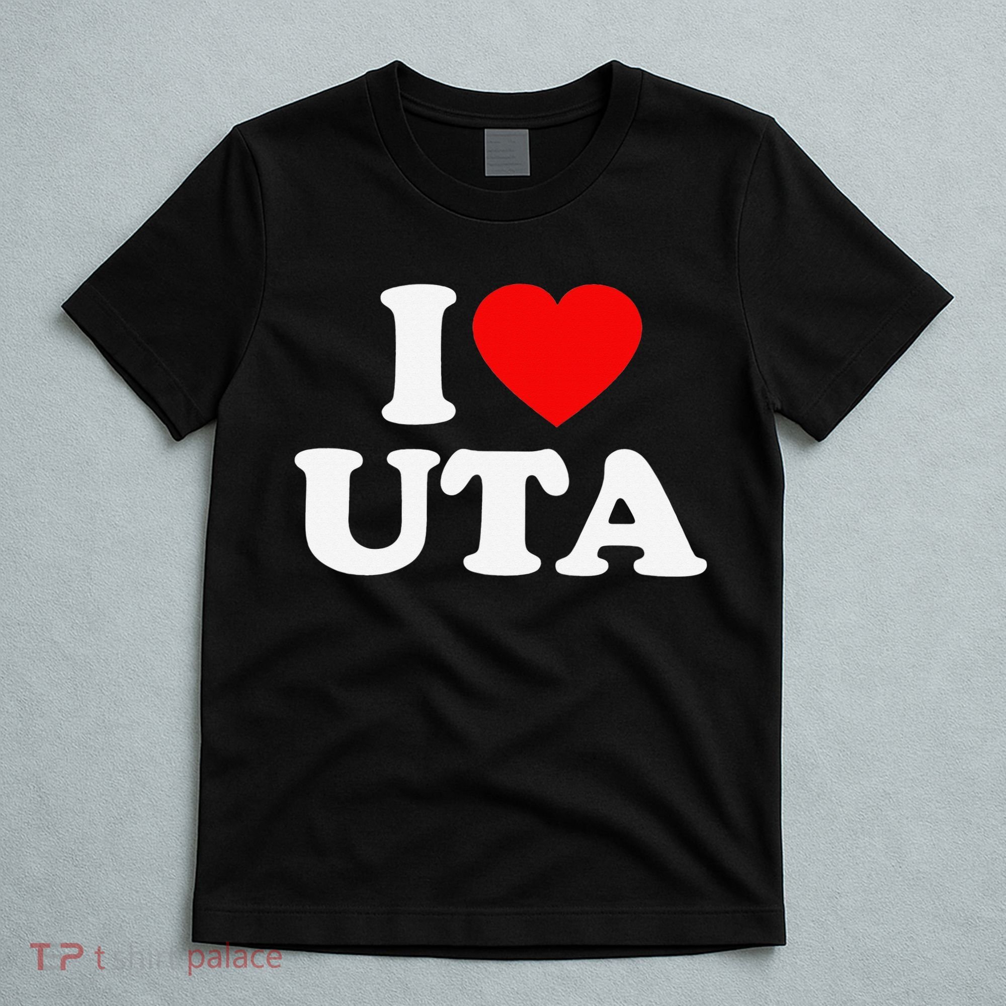 UTA Love Heart College University Alumni T-Shirt