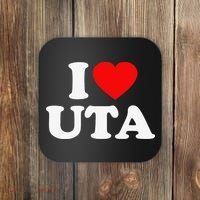 UTA Love Heart College University Alumni Coaster thumb 0