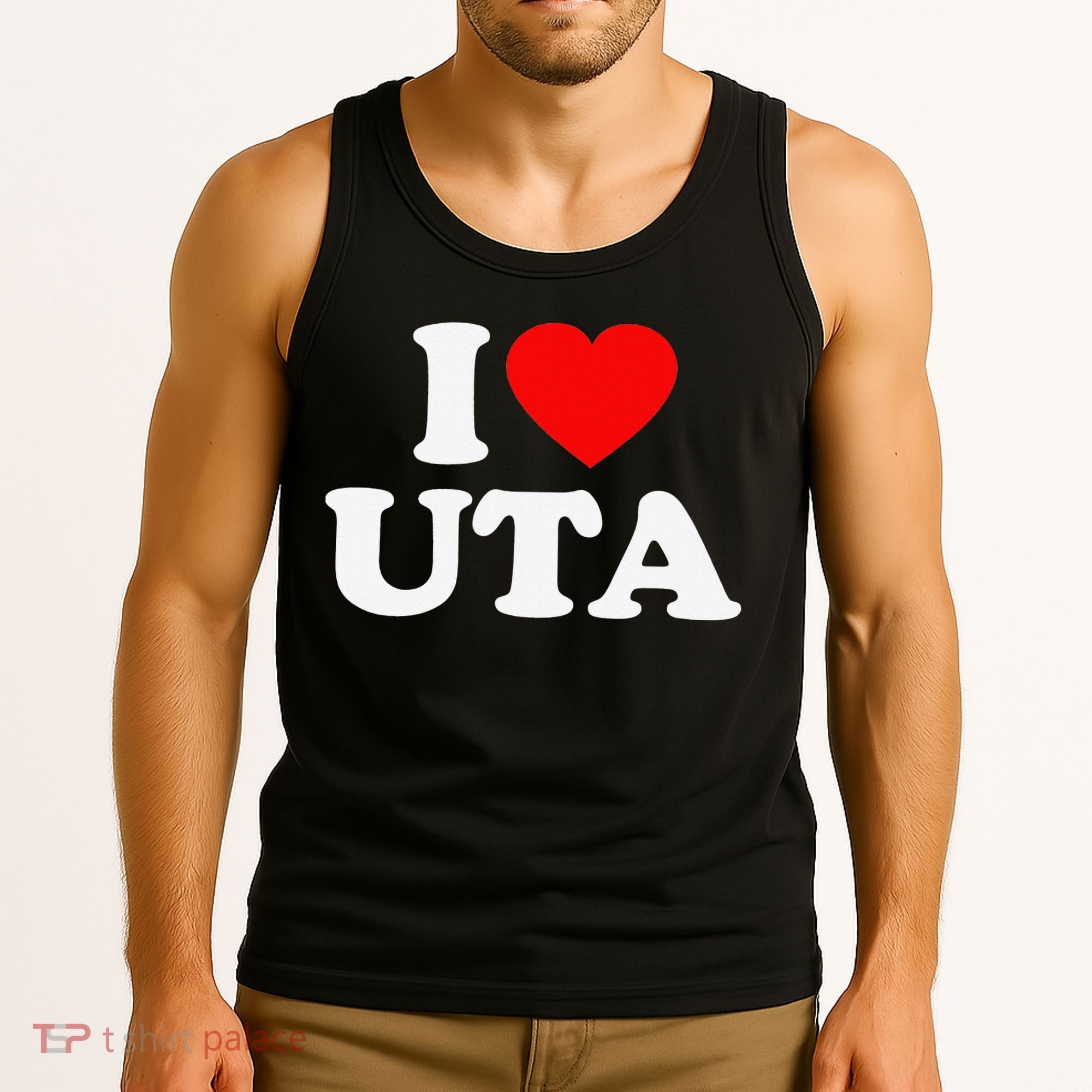 UTA Love Heart College University Alumni Tank Top