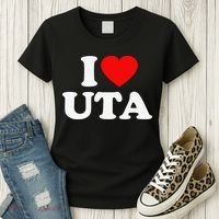 UTA Love Heart College University Alumni Women's T-Shirt thumb 3