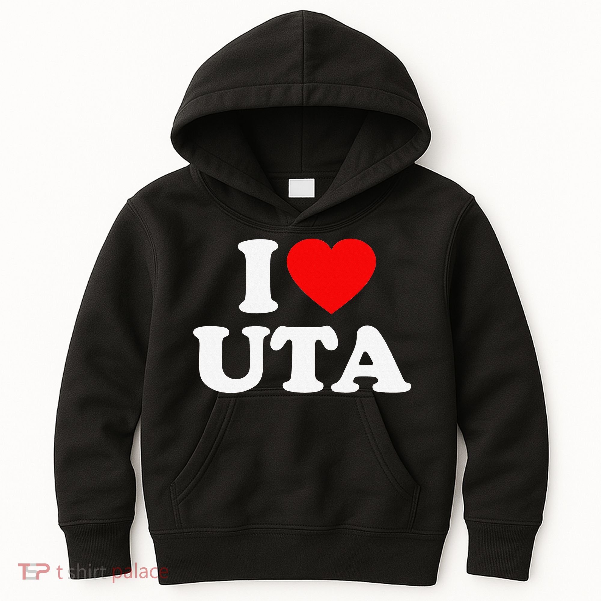 UTA Love Heart College University Alumni Kids Hoodie