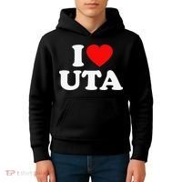 UTA Love Heart College University Alumni Kids Hoodie thumb 4