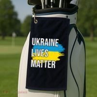 Ukraine Lives Matter Golf Towel thumb 2