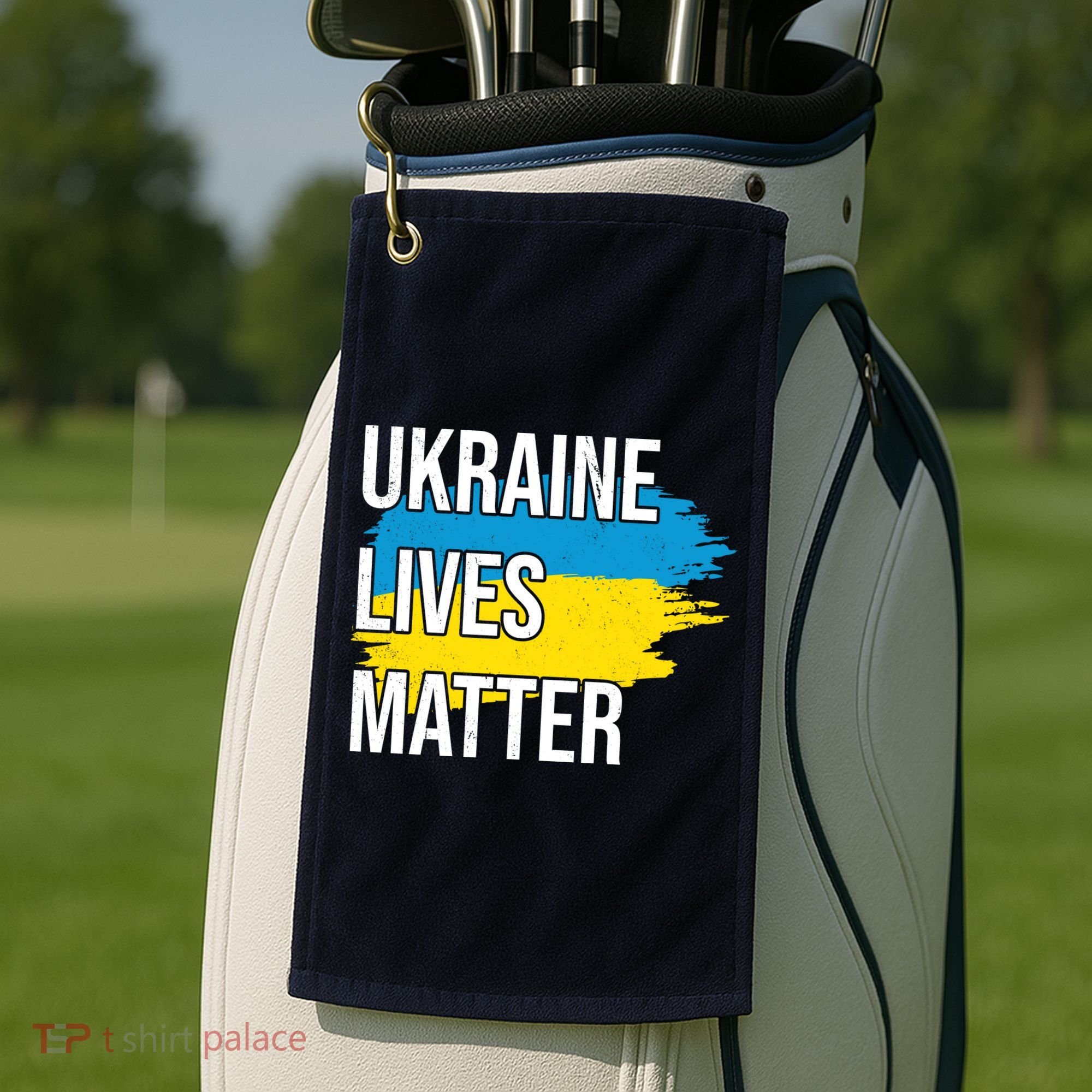 Ukraine Lives Matter Golf Towel