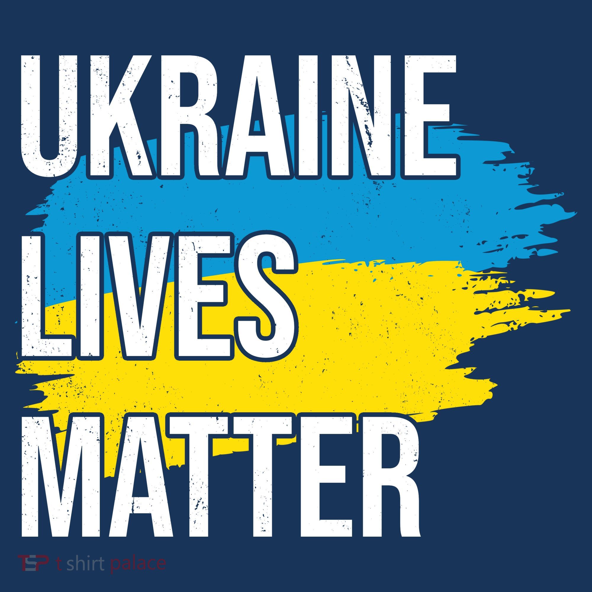 Ukraine Lives Matter Golf Towel