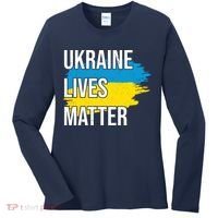 Ukraine Lives Matter Women's Long Sleeve Shirt thumb 0