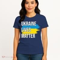 Ukraine Lives Matter Women's T-Shirt thumb 4