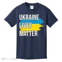 Ukraine Lives Matter Kids T-Shirt thumb 0