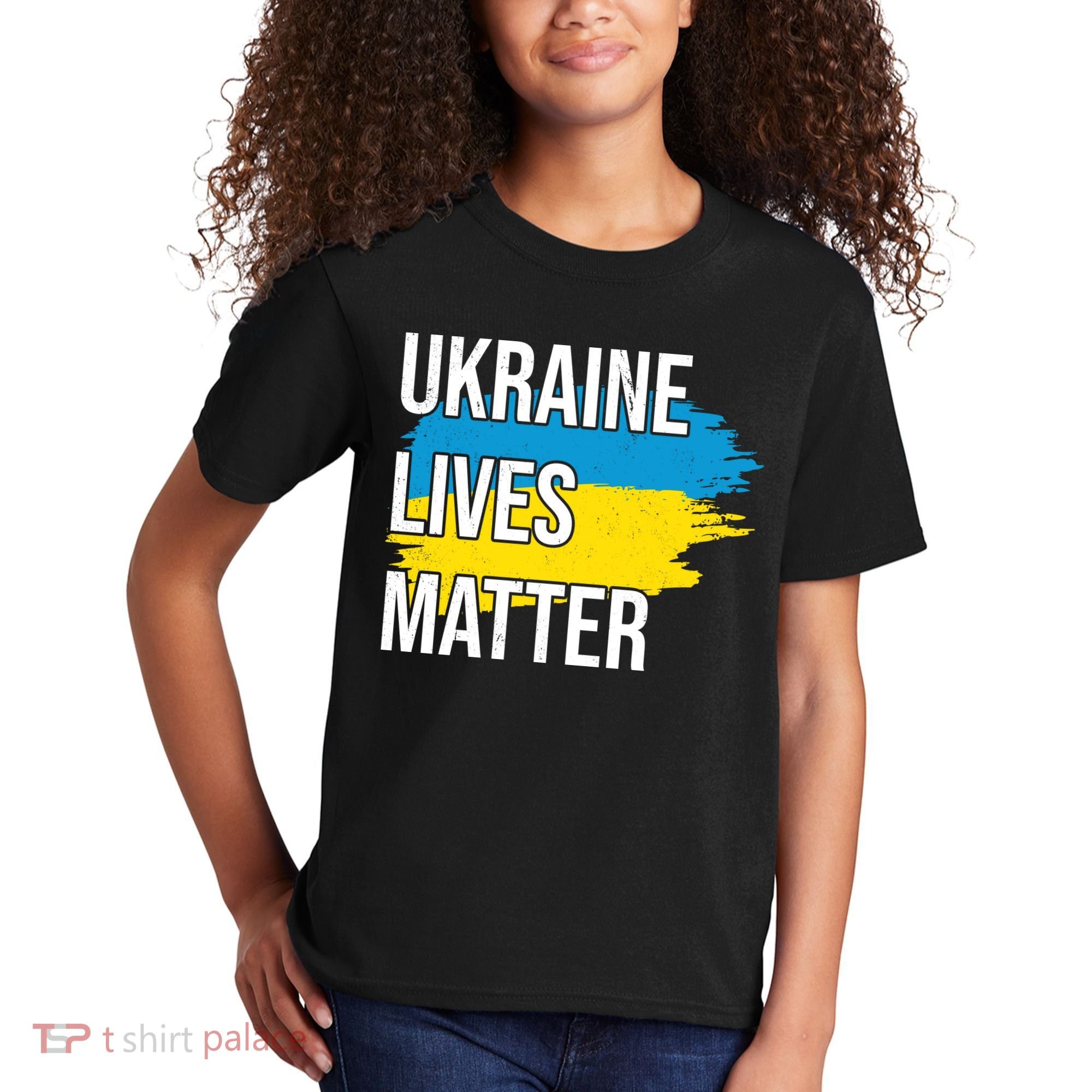 Ukraine Lives Matter Kids T-Shirt