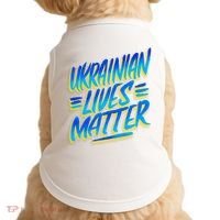 Ukrainian Lives Matter Doggie Tank thumb 0