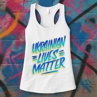 Ukrainian Lives Matter Women's Tank Top thumb 3
