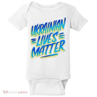 Ukrainian Lives Matter Baby Bodysuit