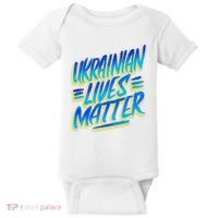 Ukrainian Lives Matter Baby Bodysuit thumb 0