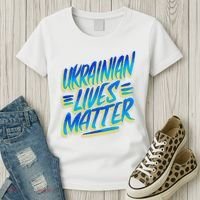 Ukrainian Lives Matter Women's T-Shirt thumb 3