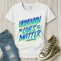 Ukrainian Lives Matter Women's T-Shirt thumb 3