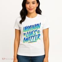 Ukrainian Lives Matter Women's T-Shirt thumb 4