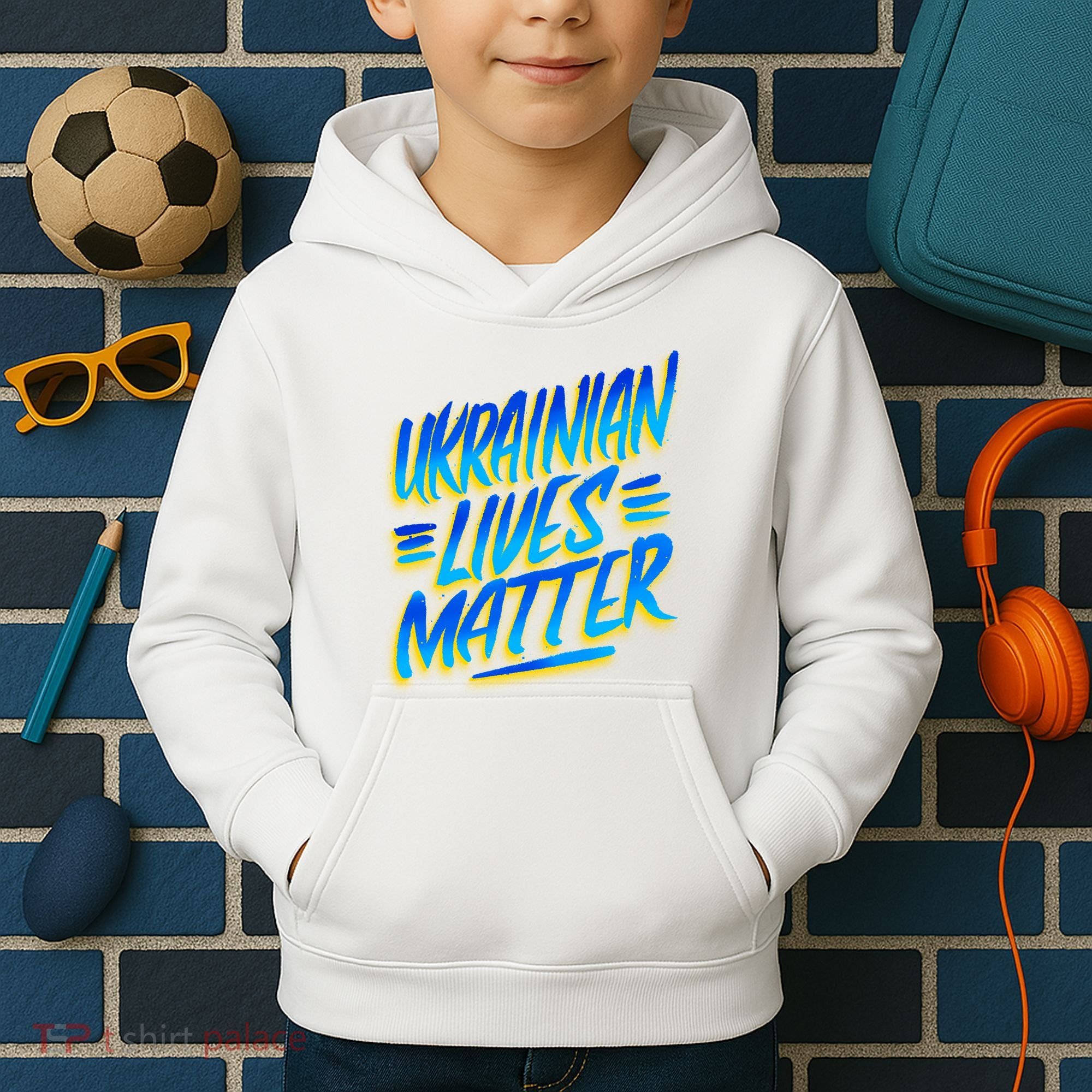 Ukrainian Lives Matter Kids Hoodie