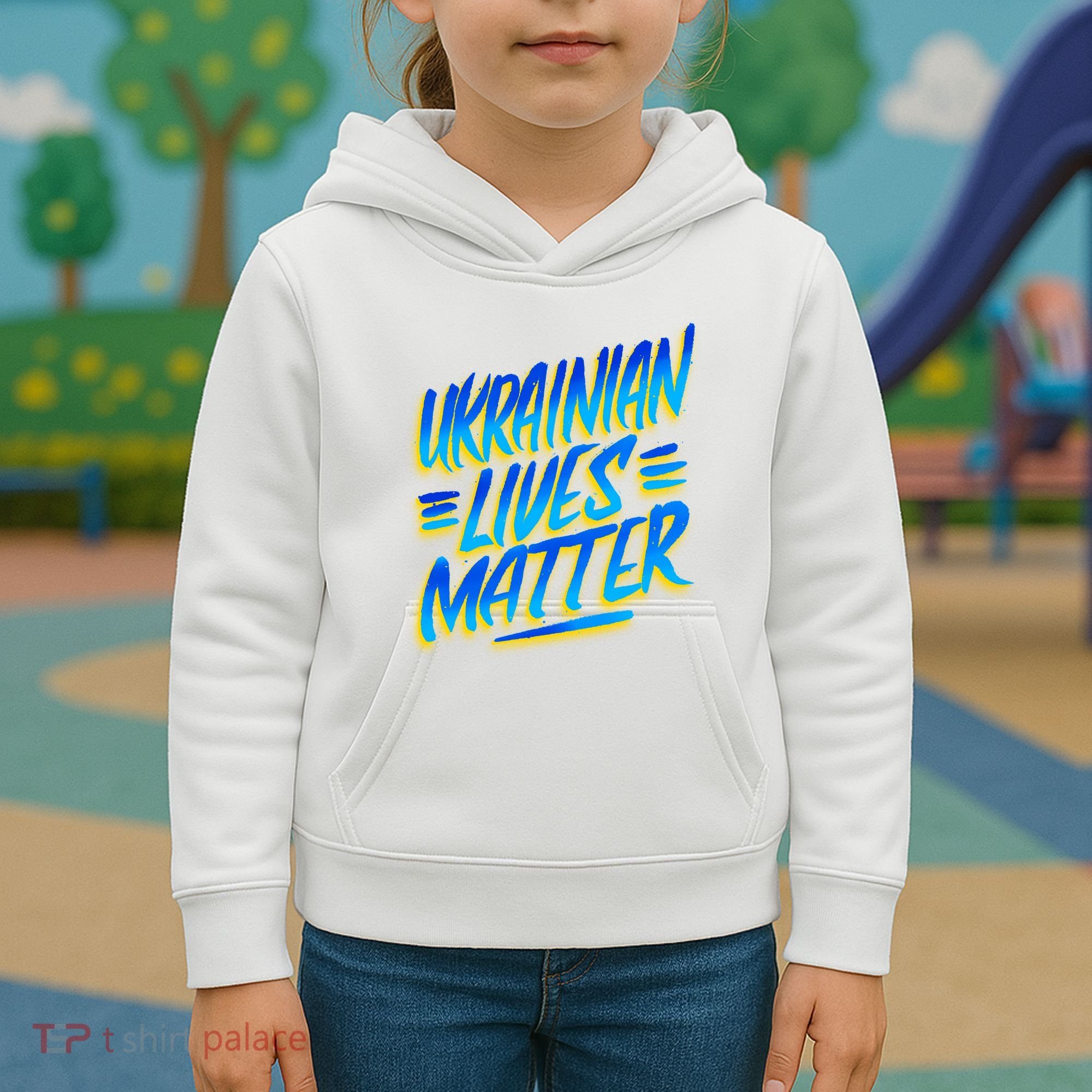 Ukrainian Lives Matter Kids Hoodie