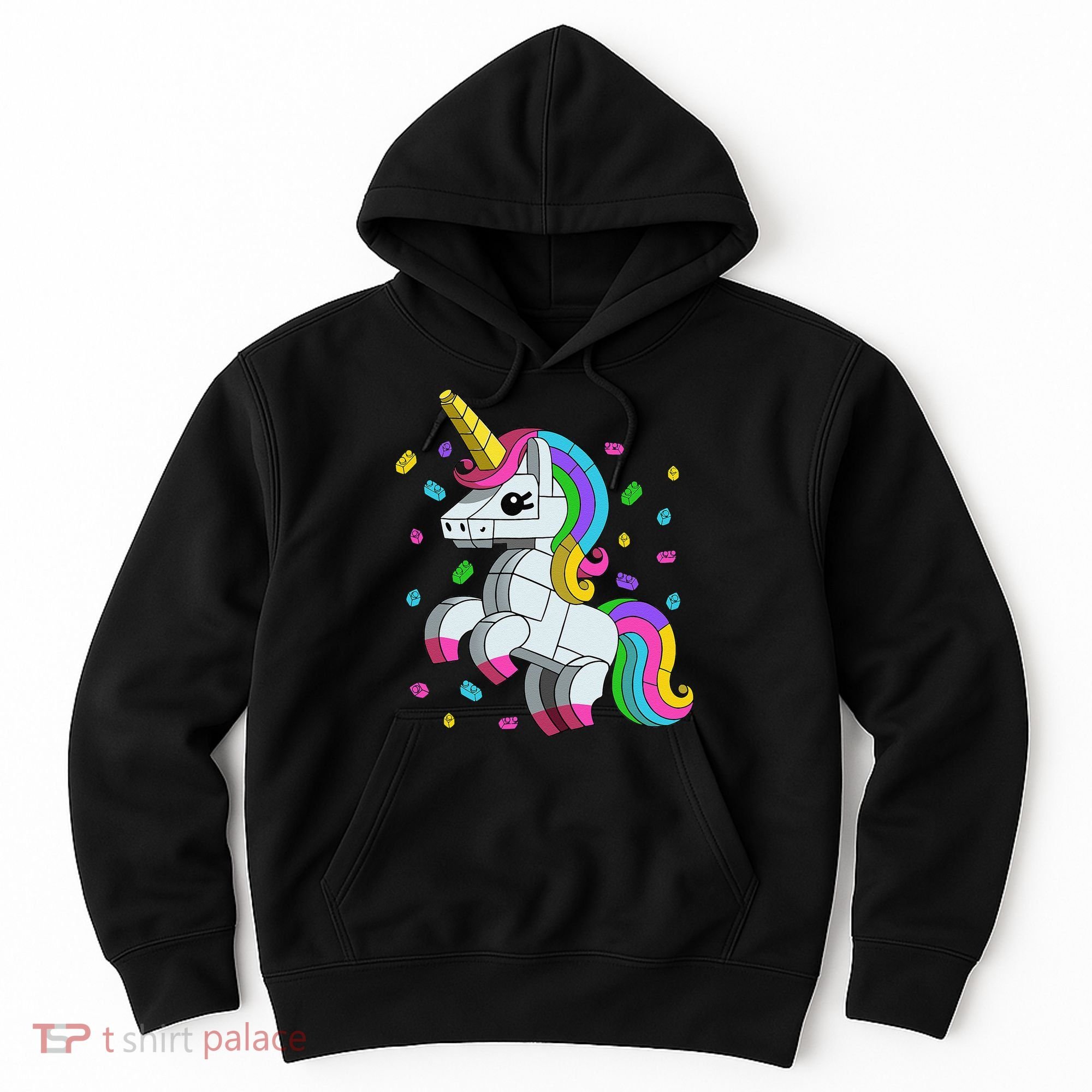 Unicorn Lover Master Builder Bricks Blocks Toy Gift Hoodie