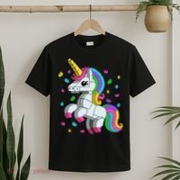 Unicorn Lover Master Builder Bricks Blocks Toy Gift T-Shirt thumb 2
