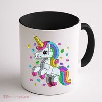 Unicorn Lover Master Builder Bricks Blocks Toy Gift Coffee Mug thumb 1