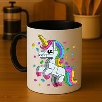 Unicorn Lover Master Builder Bricks Blocks Toy Gift Coffee Mug thumb 4