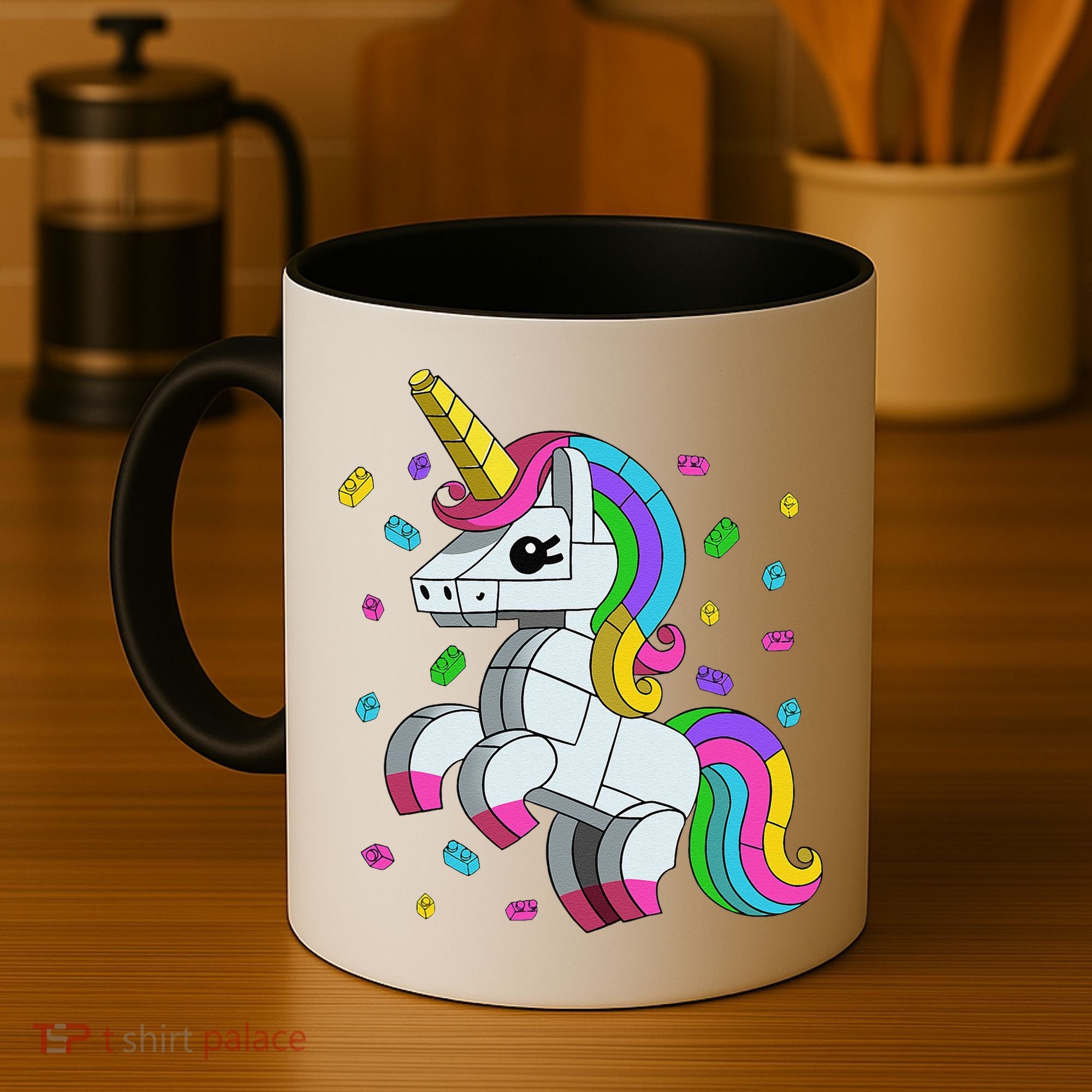 Unicorn Lover Master Builder Bricks Blocks Toy Gift Coffee Mug