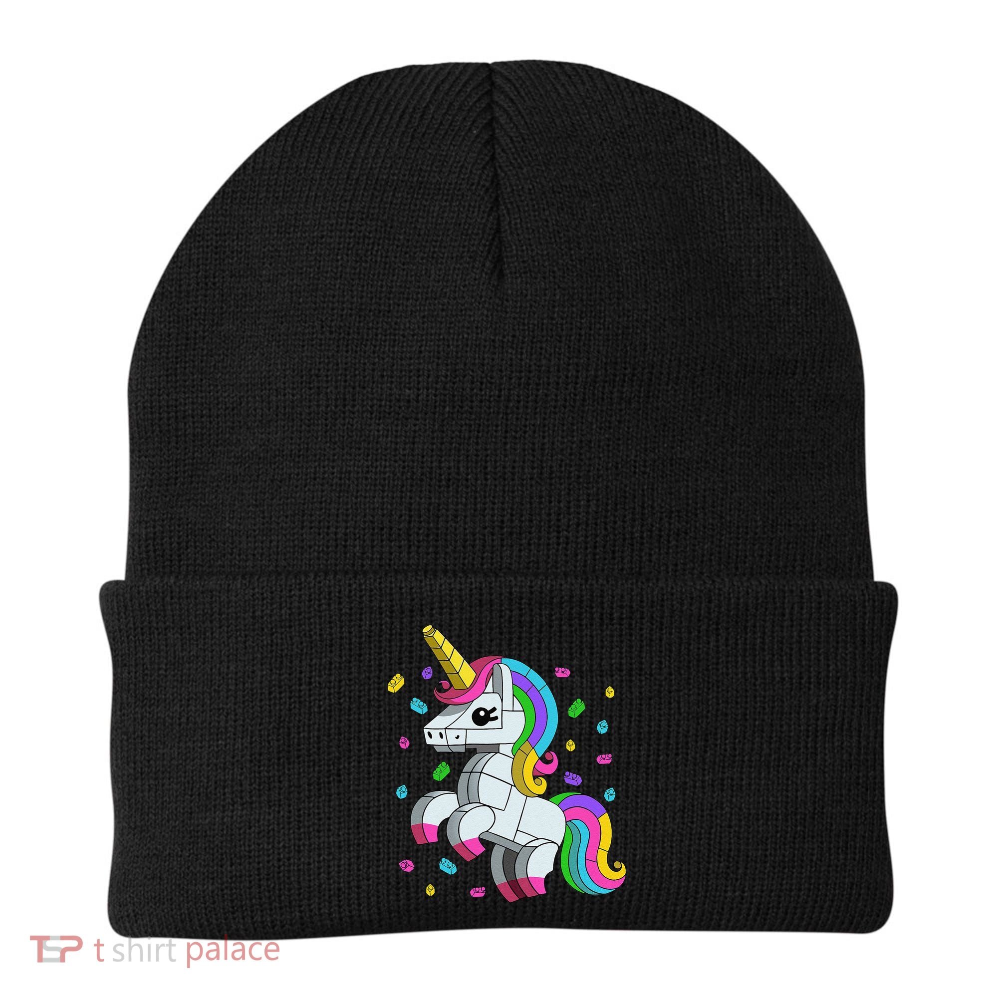 Unicorn Lover Master Builder Bricks Blocks Toy Gift Beanie