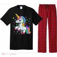 Unicorn Lover Master Builder Bricks Blocks Toy Gift Pajama Set thumb 0