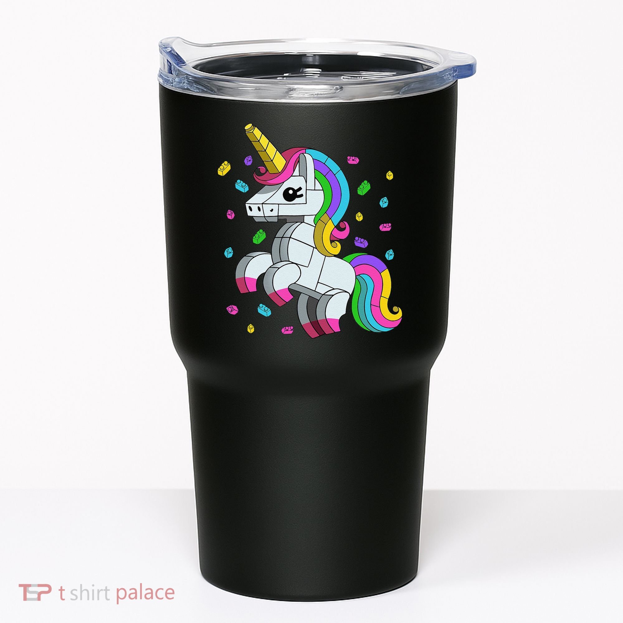 Unicorn Lover Master Builder Bricks Blocks Toy Gift Tumbler