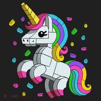 Unicorn Lover Master Builder Bricks Blocks Toy Gift Hat thumb 2