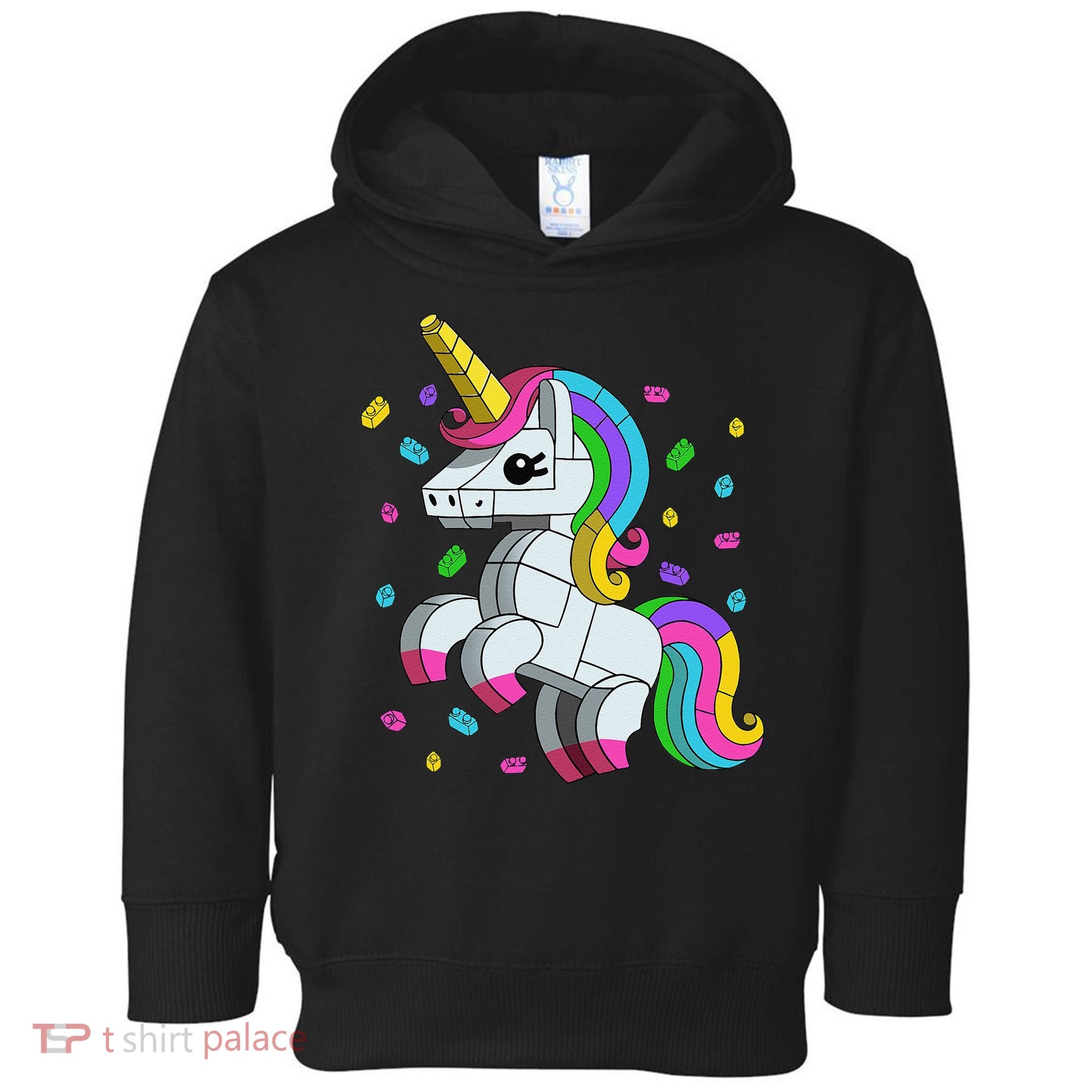 Unicorn Lover Master Builder Bricks Blocks Toy Gift Toddler Hoodie