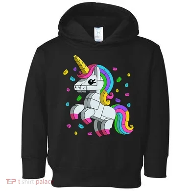 Unicorn Lover Master Builder Bricks Blocks Toy Gift Toddler Hoodie