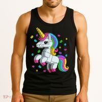 Unicorn Lover Master Builder Bricks Blocks Toy Gift Tank Top thumb 3
