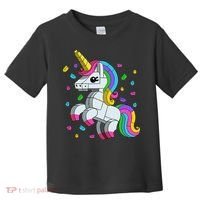Unicorn Lover Master Builder Bricks Blocks Toy Gift Toddler T-Shirt thumb 0