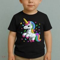 Unicorn Lover Master Builder Bricks Blocks Toy Gift Toddler T-Shirt thumb 2