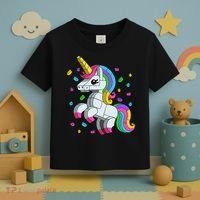Unicorn Lover Master Builder Bricks Blocks Toy Gift Toddler T-Shirt thumb 3